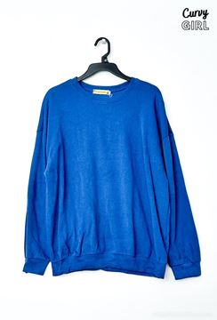 Picture of PLUS SIZE PLAIN COTTON SWEATSHIRT